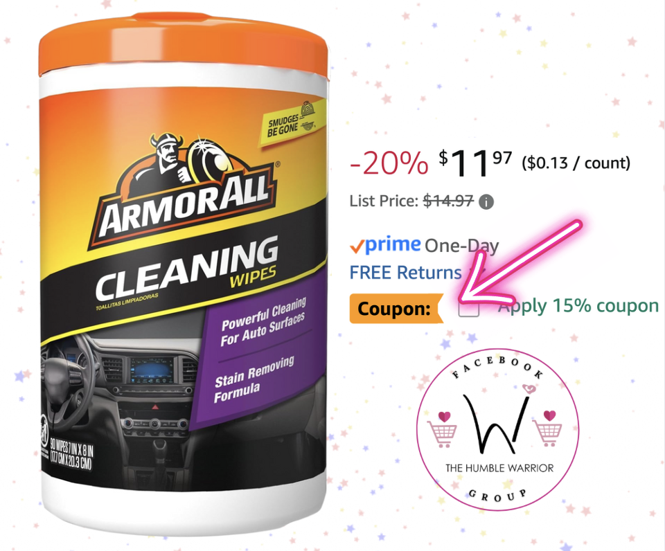 Armor All Car Cleaning Wipes!